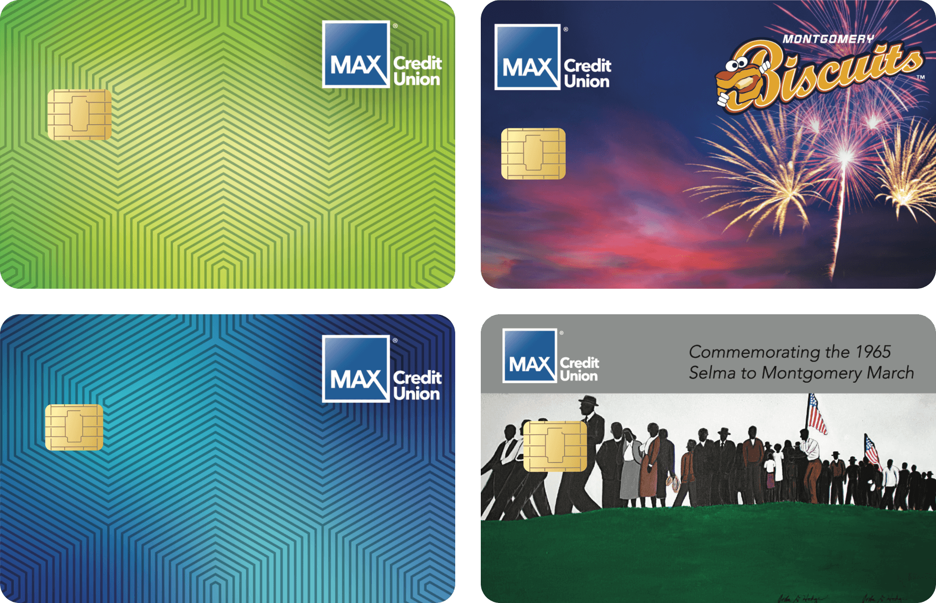 Max credit union credit card designs