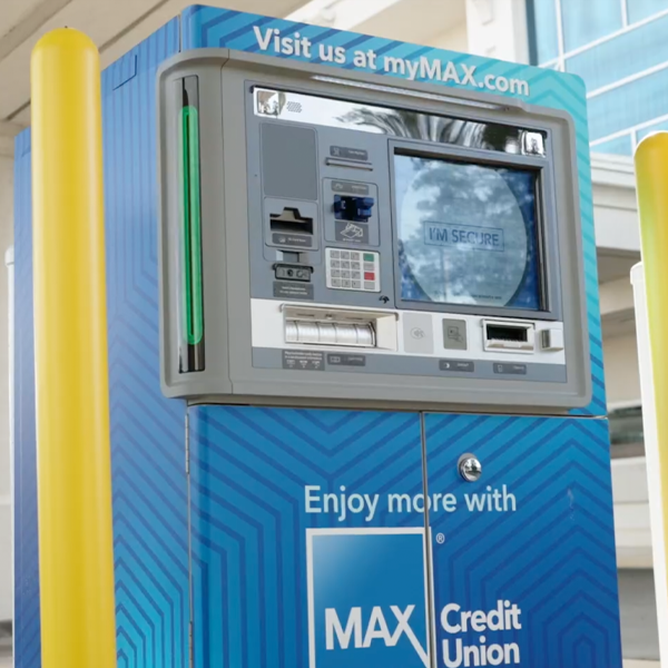 MAX Credit Union ITM machine.